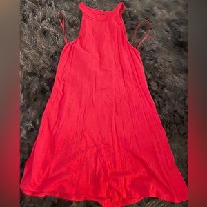 Express red dress